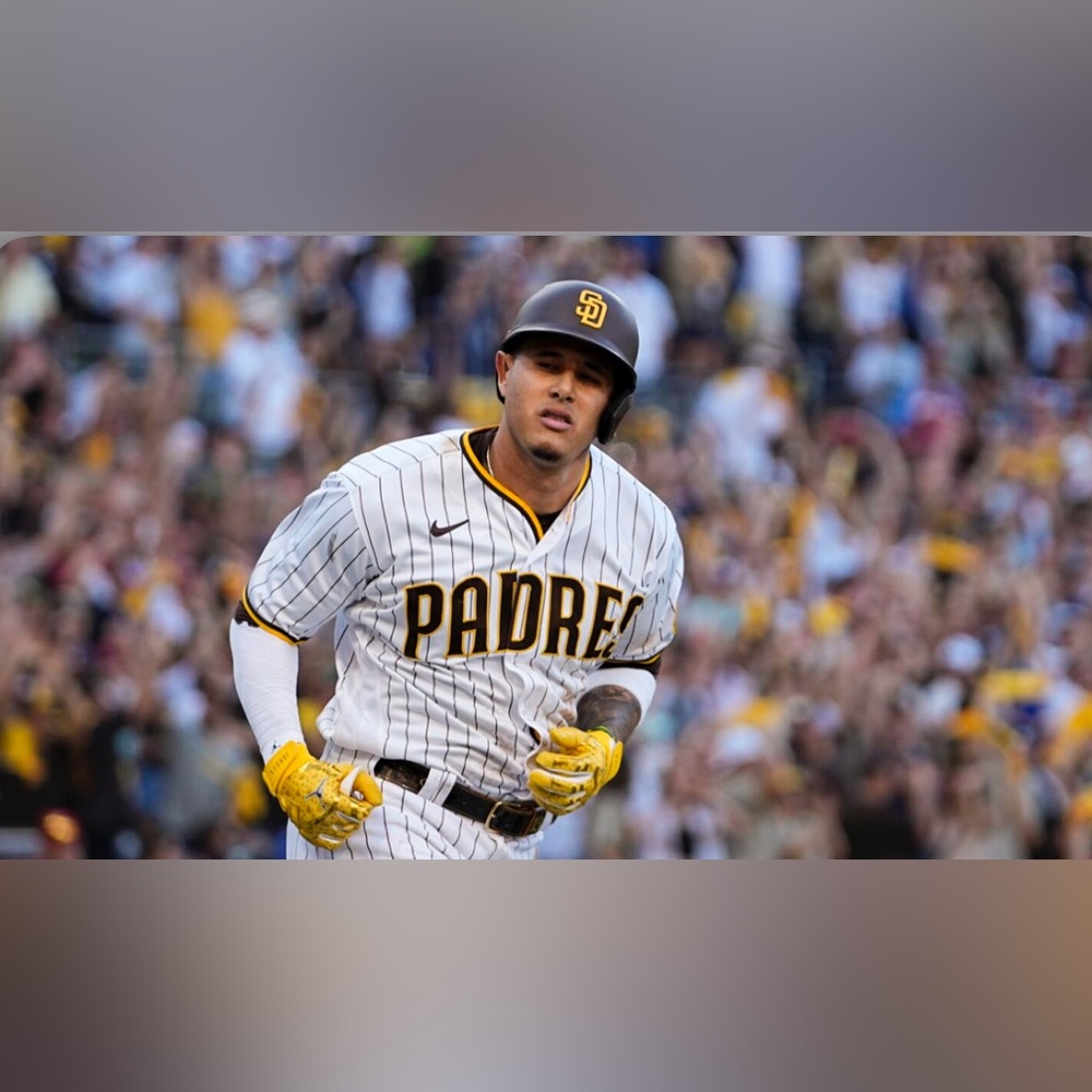 Nike Authentic San Diego Padres Manny Machado #13 Baseball Jersey Men’s Sz: L - Picture 2 of 9